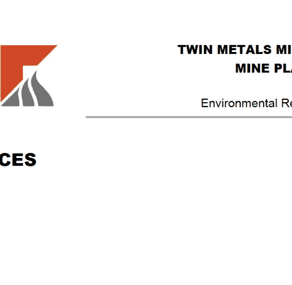 Twin Metals Minnesota  MPO Appendices