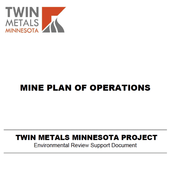 Twin Metals Minnesota  MPO